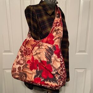 Speedo Vintage Shoulder Bag Bright Floral Colors